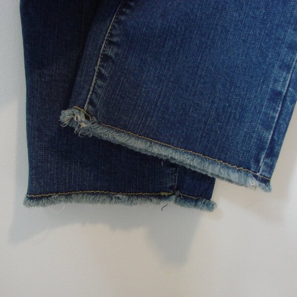 Torrid Crop Boyfriend Jeans Vintage Stretch Raw Hem Ankle Size 14 - Picture 7 of 12